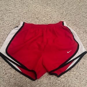 Red Nike Athletic Shorts